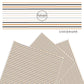gray orange and white striped faux leather sheet