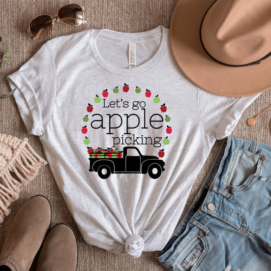Sublimation or DTF Transfers | My Pop Art Designs | Apple Picking