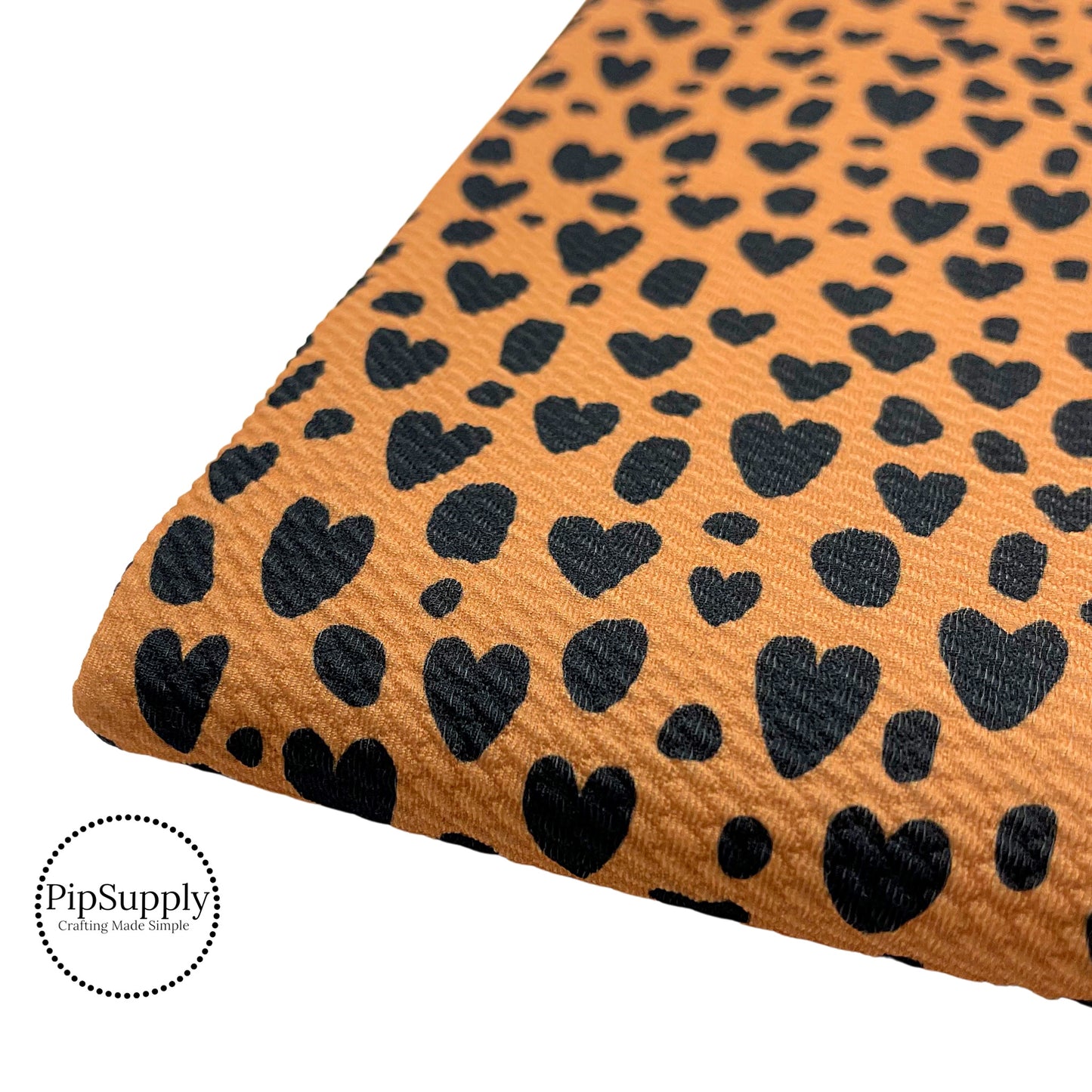 Leopard Hearts | Hey Cute Design | Liverpool Bullet Fabric