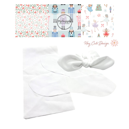 Holiday Ballet | Hey Cute Design | Scrunchie Kit