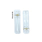 Plastic Hollow Rectangle Clips - Clear