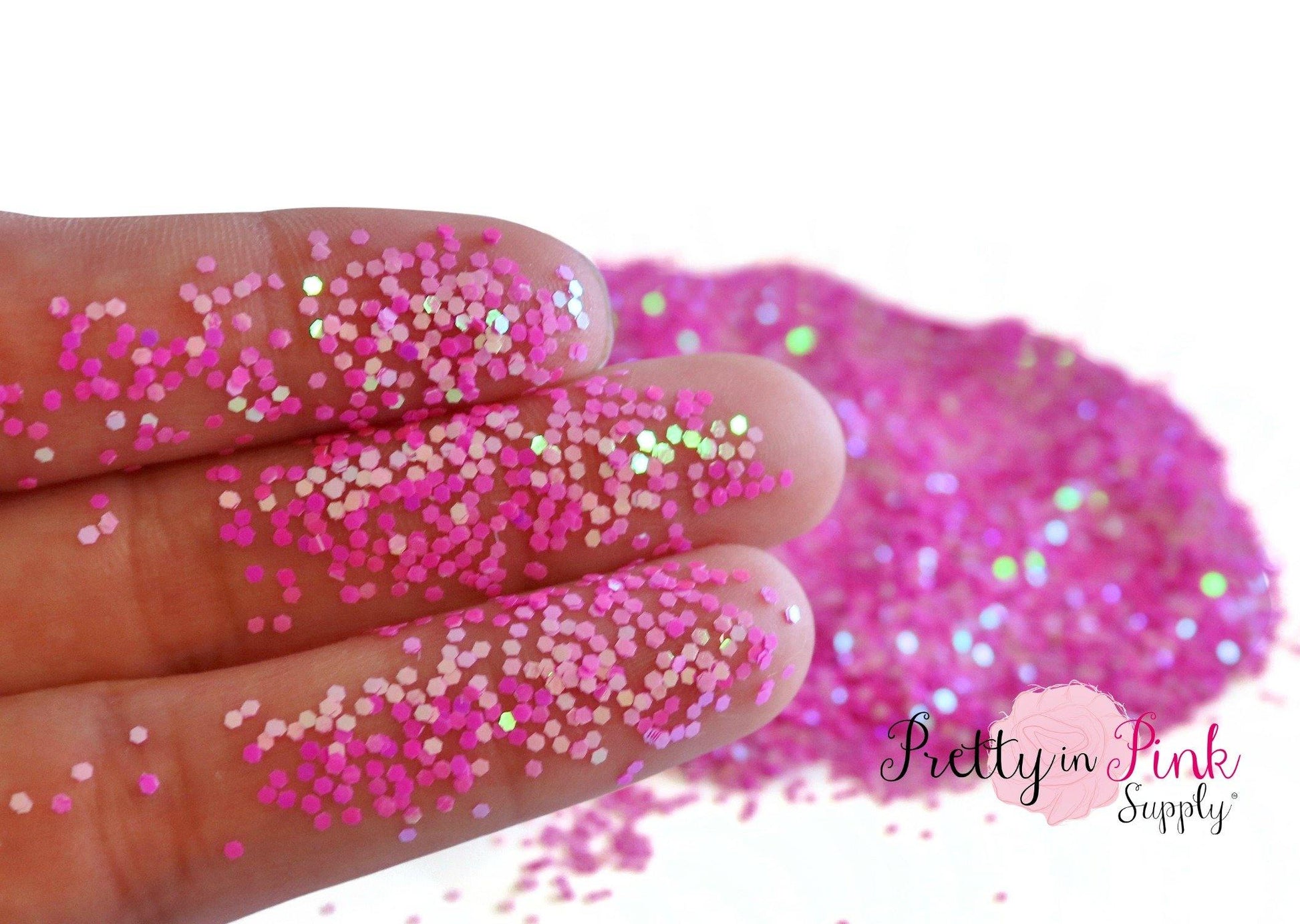 Raspberry Chunky Loose Glitter - Pretty in Pink Supply