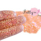 Light Orange Chunky Loose Glitter - Pretty in Pink Supply
