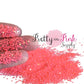 Neon Coral Chunky Loose Glitter - Pretty in Pink Supply
