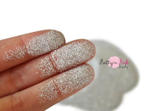 Silver Matte Ultra Fine Glitter - Pretty in Pink Supply