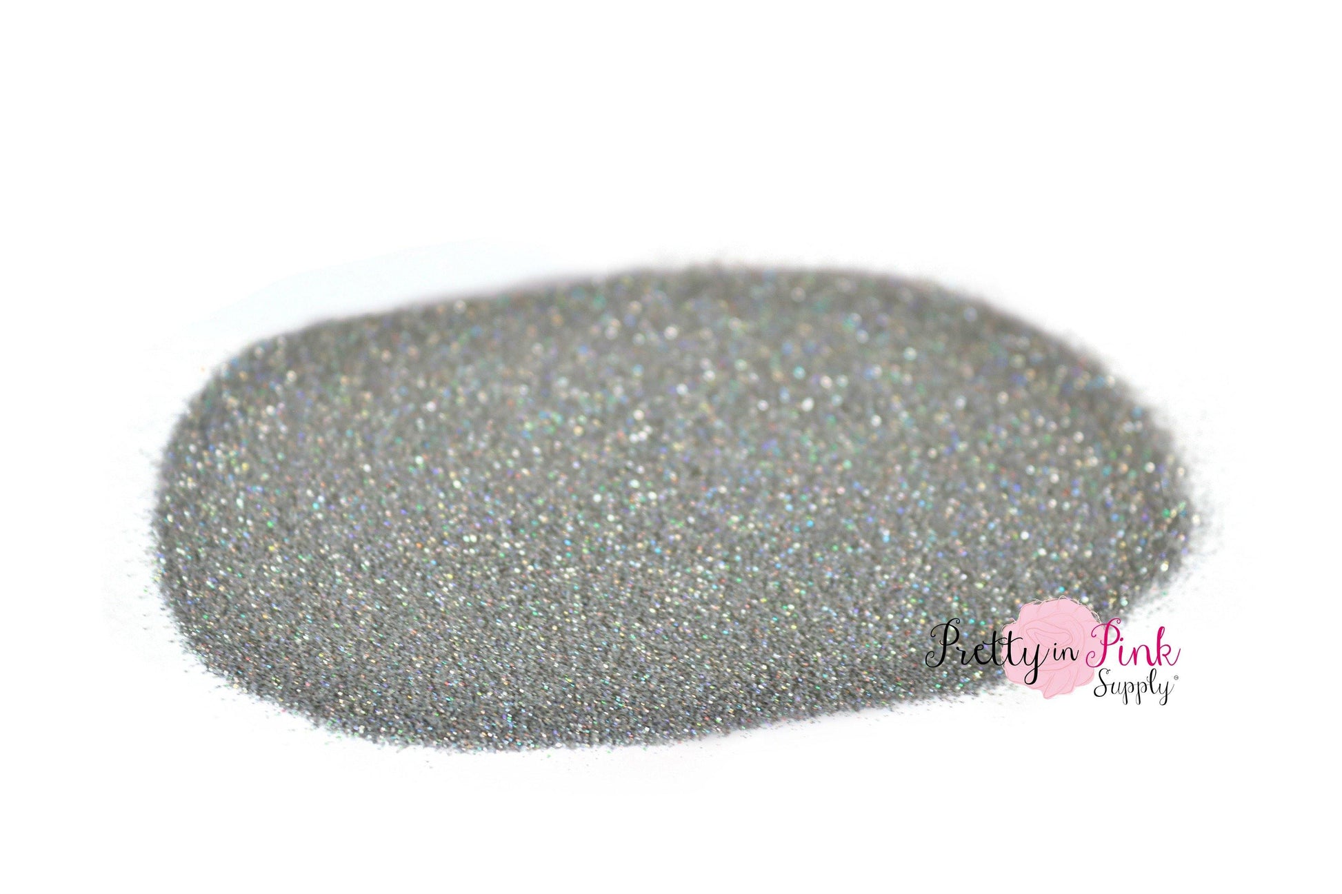 Silver Iridescent Ultra Fine Glitter - Pretty in Pink Supply