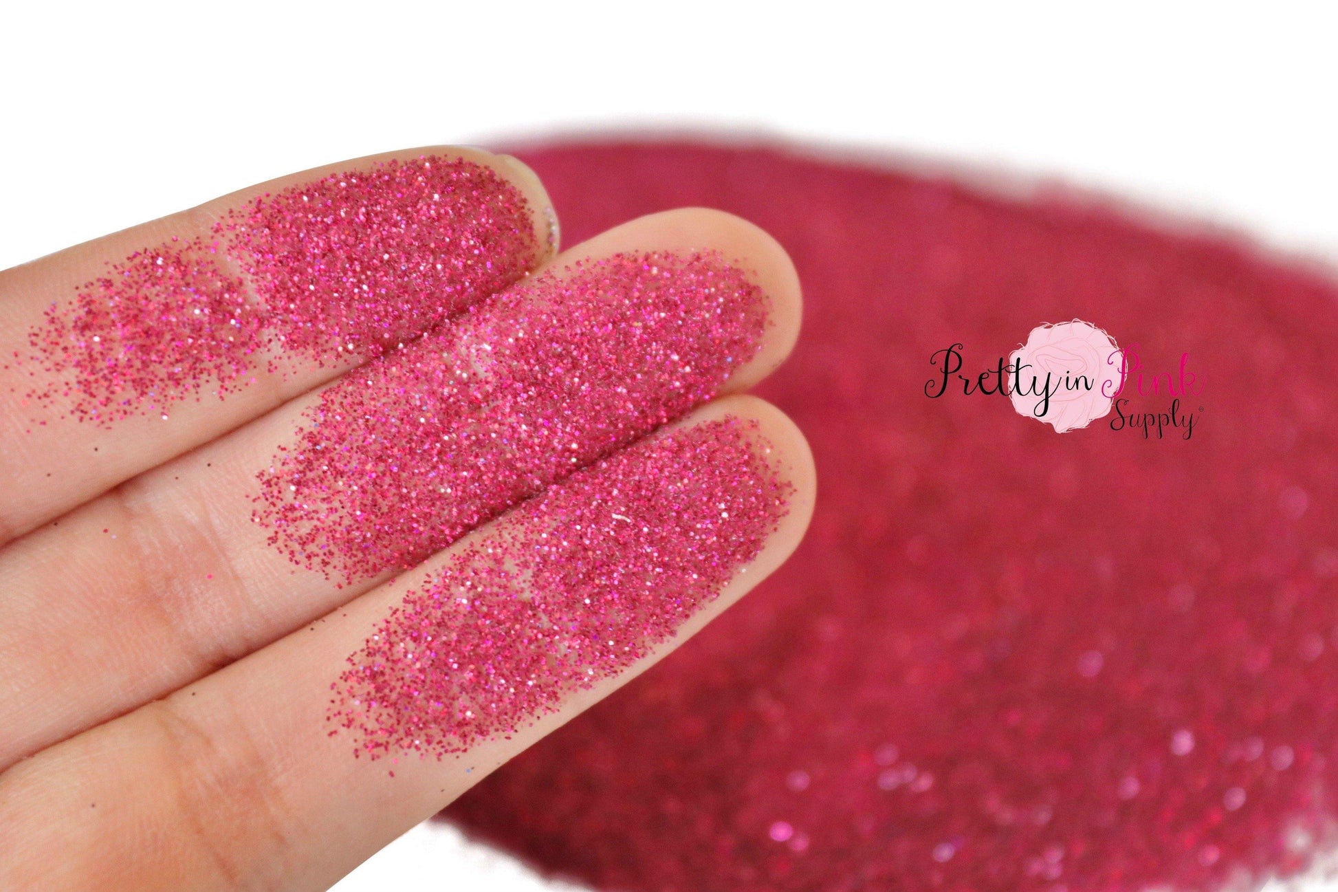 Magenta Iridescent Ultra Fine Glitter - Pretty in Pink Supply