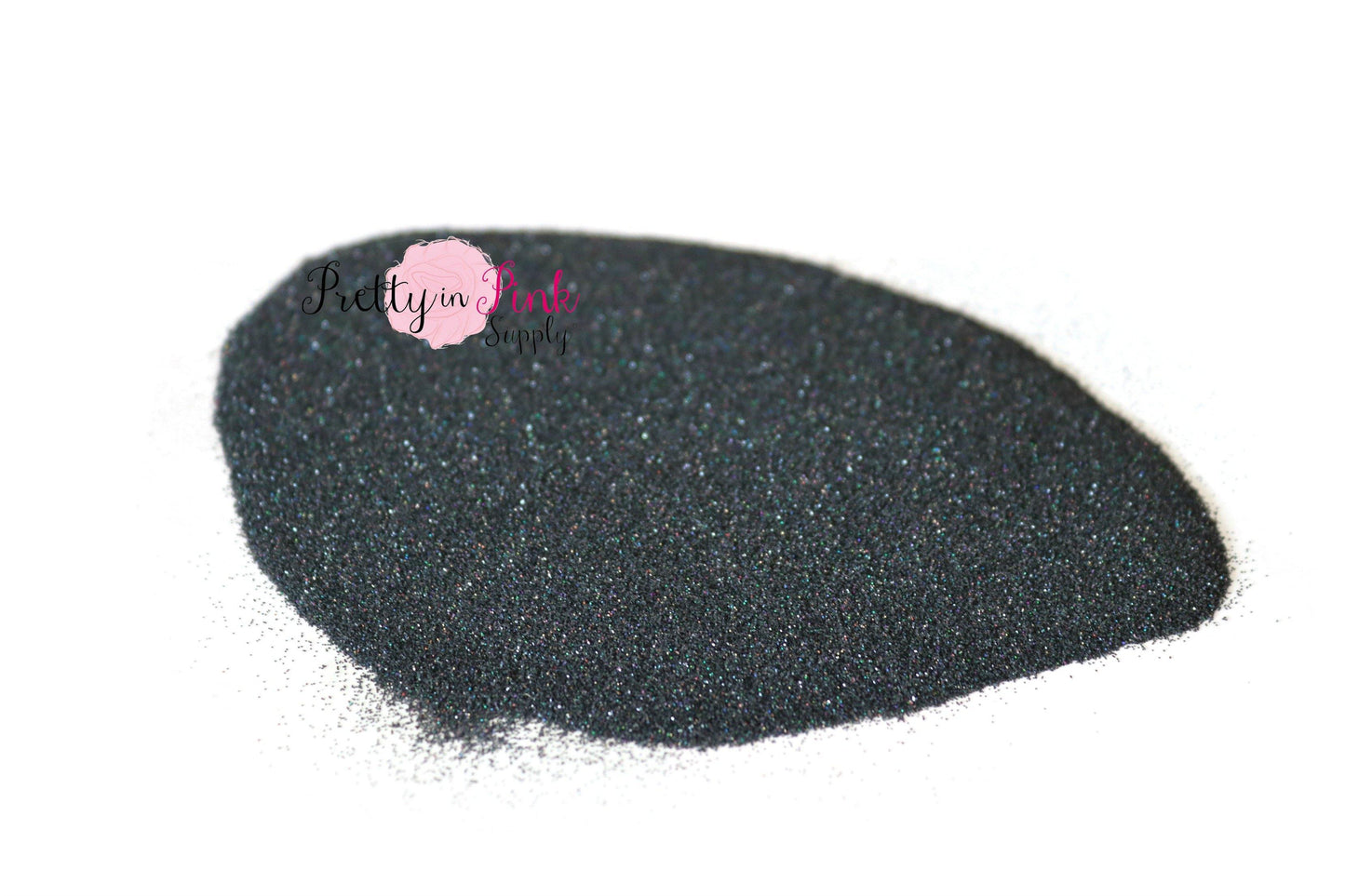 Charcoal Iridescent Ultra Fine Glitter - Pretty in Pink Supply
