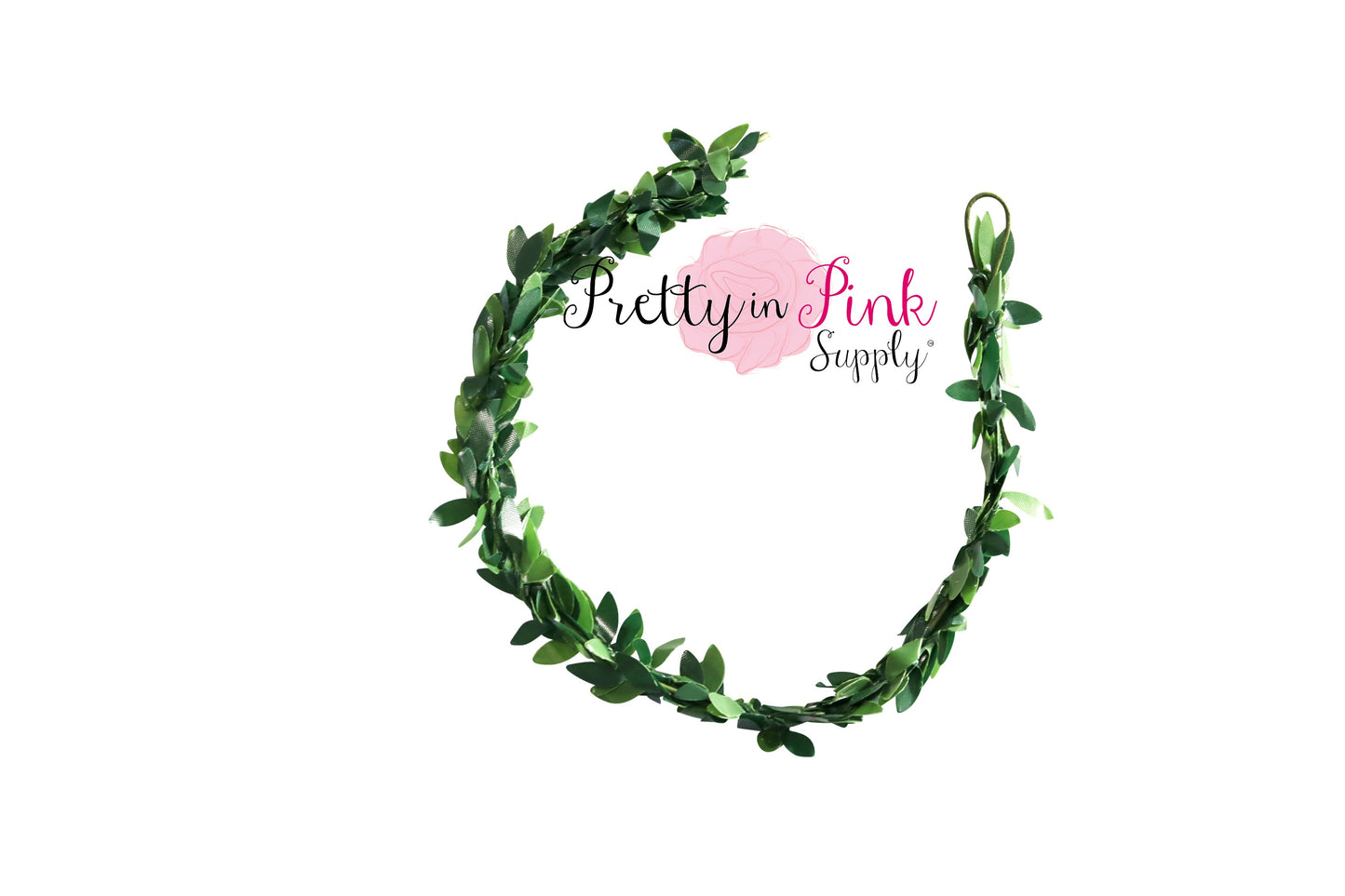 Green Leaf Crown Wreath - Pretty in Pink Supply