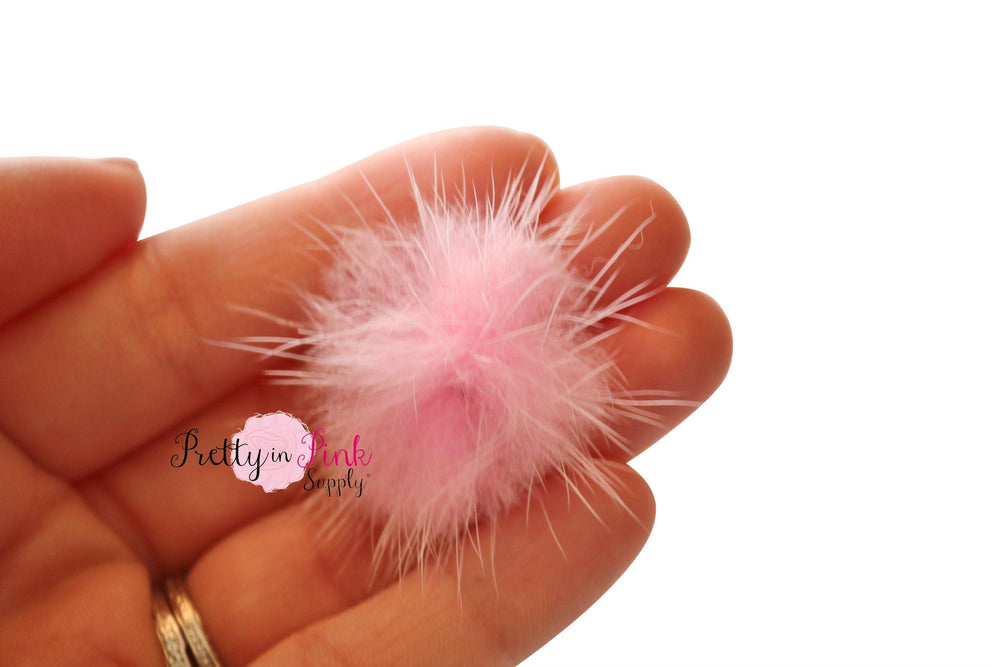 Mini Fur Ball | Pom Pom Puff - Pretty in Pink Supply