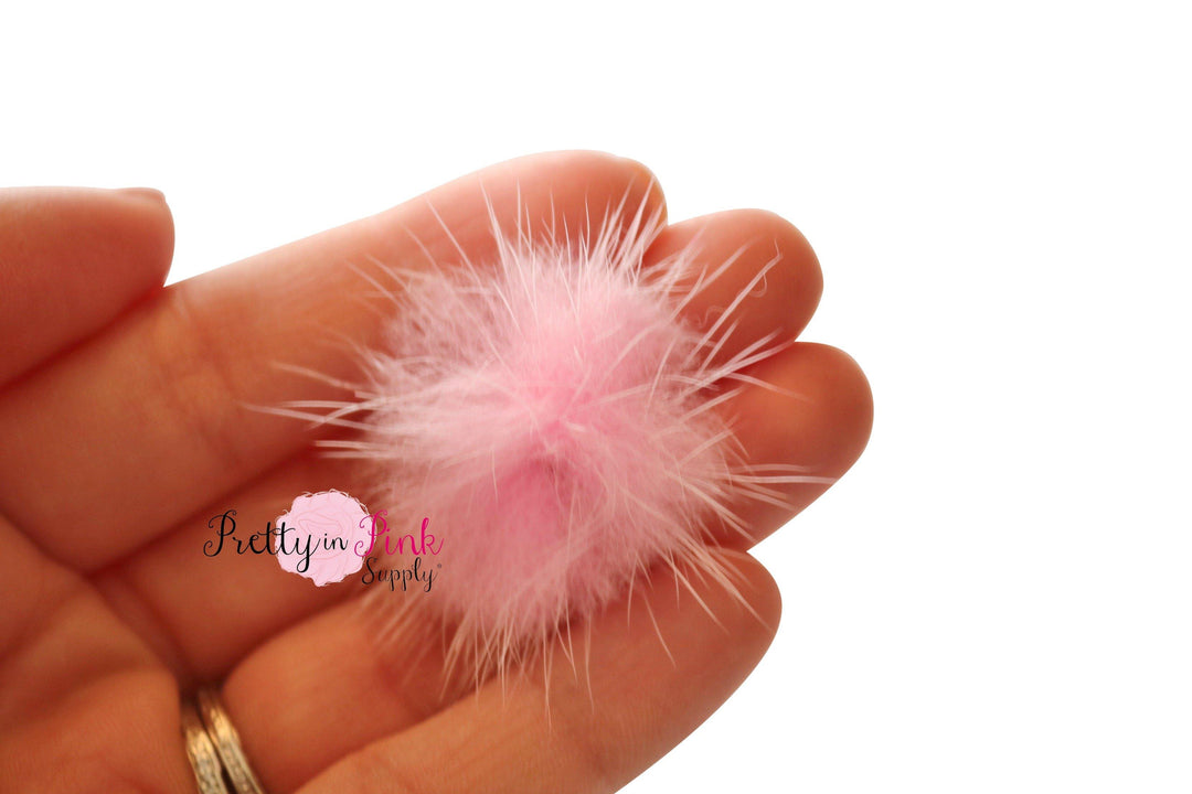 Mini Fur Ball | Pom Pom Puff - Pretty in Pink Supply