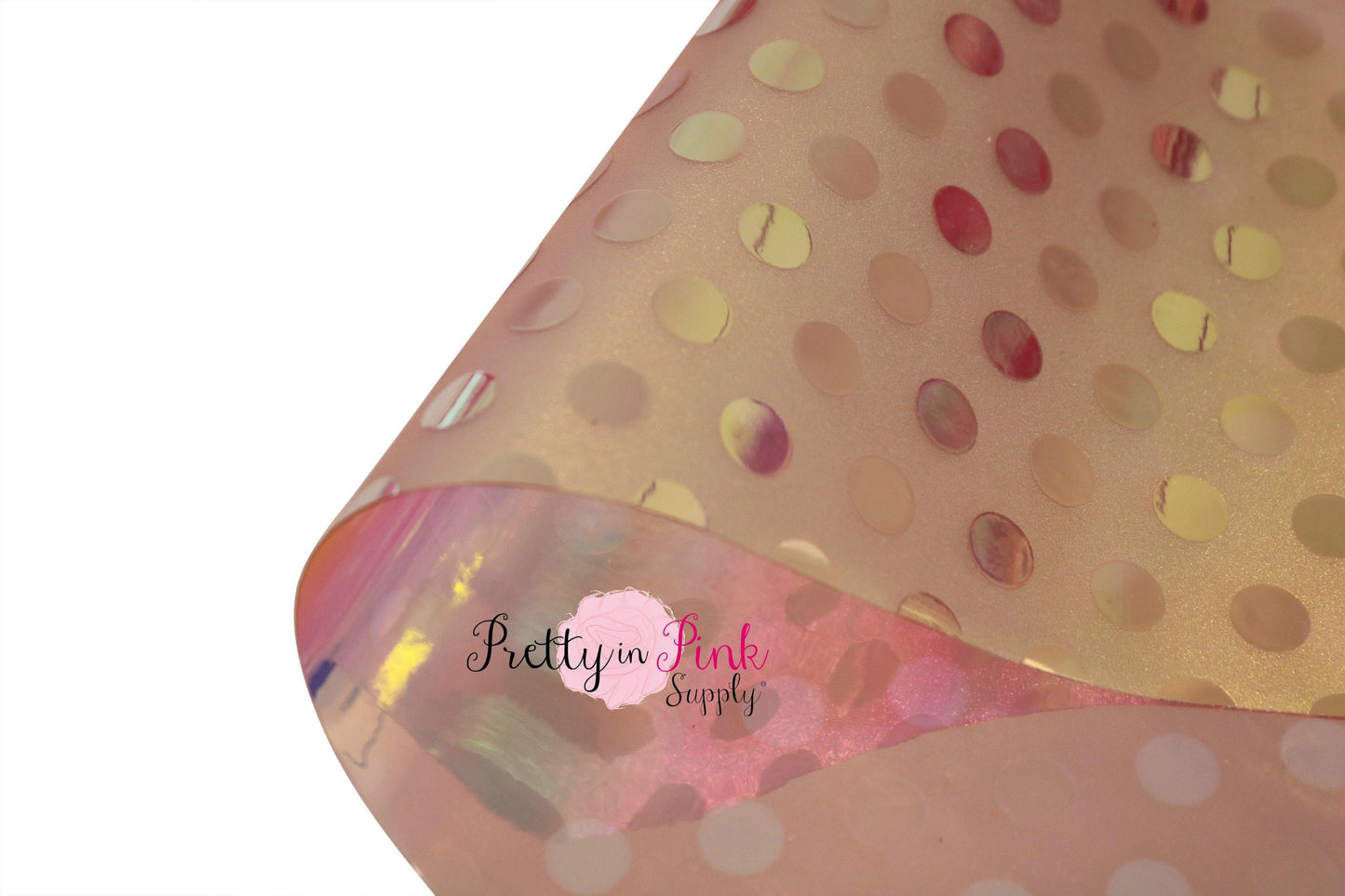 Holographic Dot Jelly Sheets - Pretty in Pink Supply