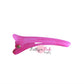 PLASTIC Translucent Alligator Clips with Teeth 1.75" - Pretty in Pink Supply