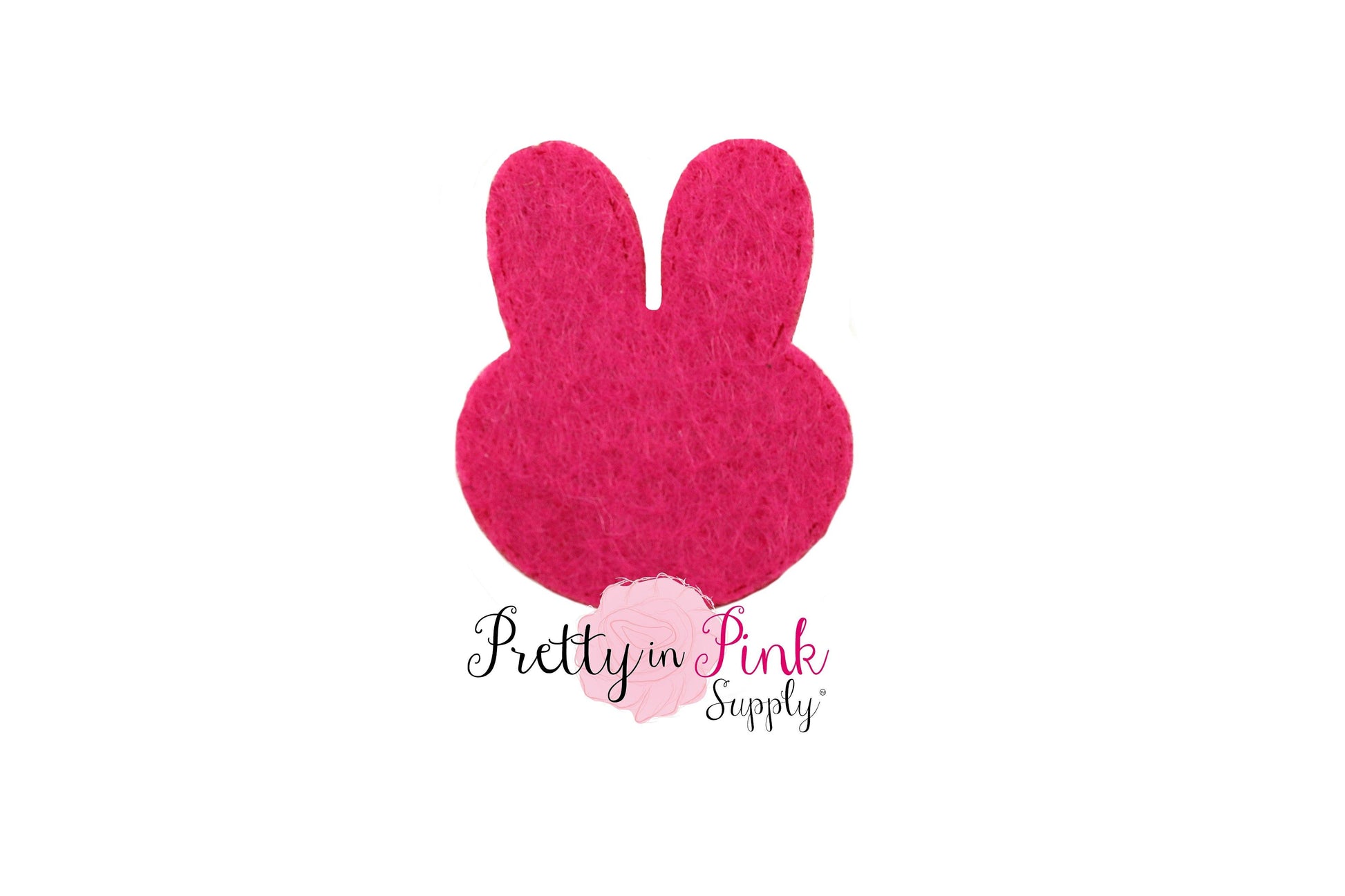 Nylon/Felt Bunny Head - Pretty in Pink Supply