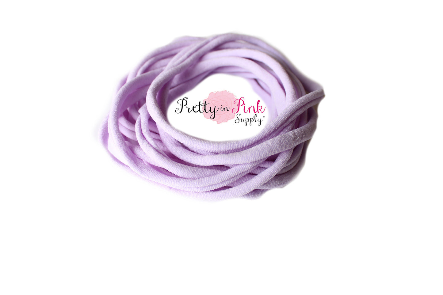 Lavender THIN Nylon Headband - Pretty in Pink Supply
