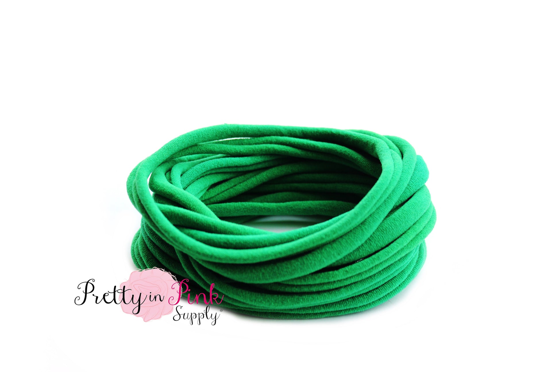 Emerald THIN Nylon Headband - Pretty in Pink Supply