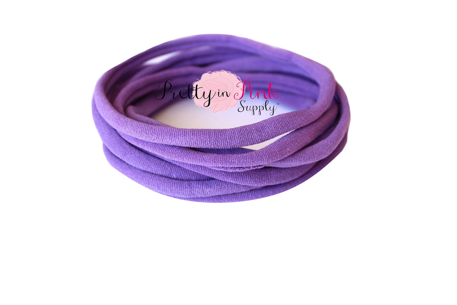 Purple THIN Nylon Headband - Pretty in Pink Supply