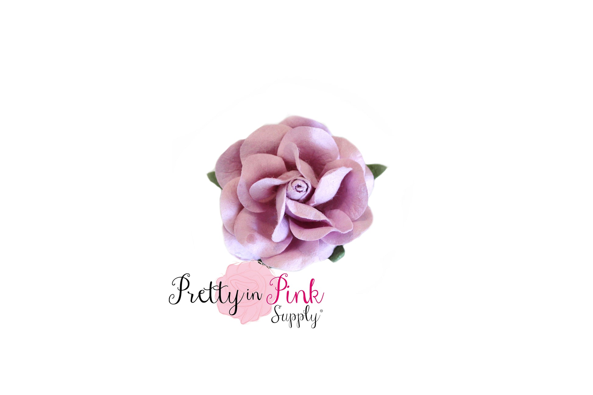 1.5" PREMIUM Lilac Paper Rose - Pretty in Pink Supply