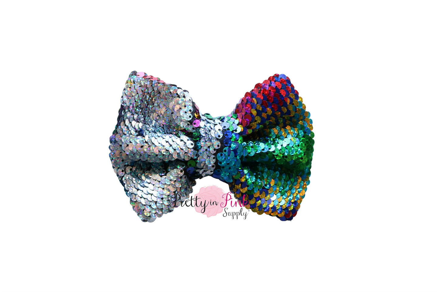 5" X-Large REVERSIBLE Sequin Bow