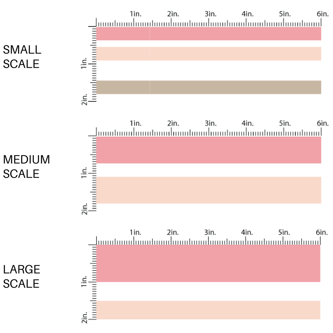 Pink, peach, and, nude striped fabric stack image guide