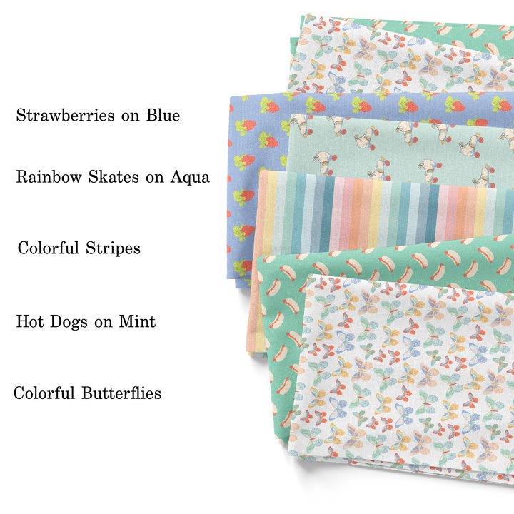 Summer Fun Collection of fabric pattern by Indy Bloom 