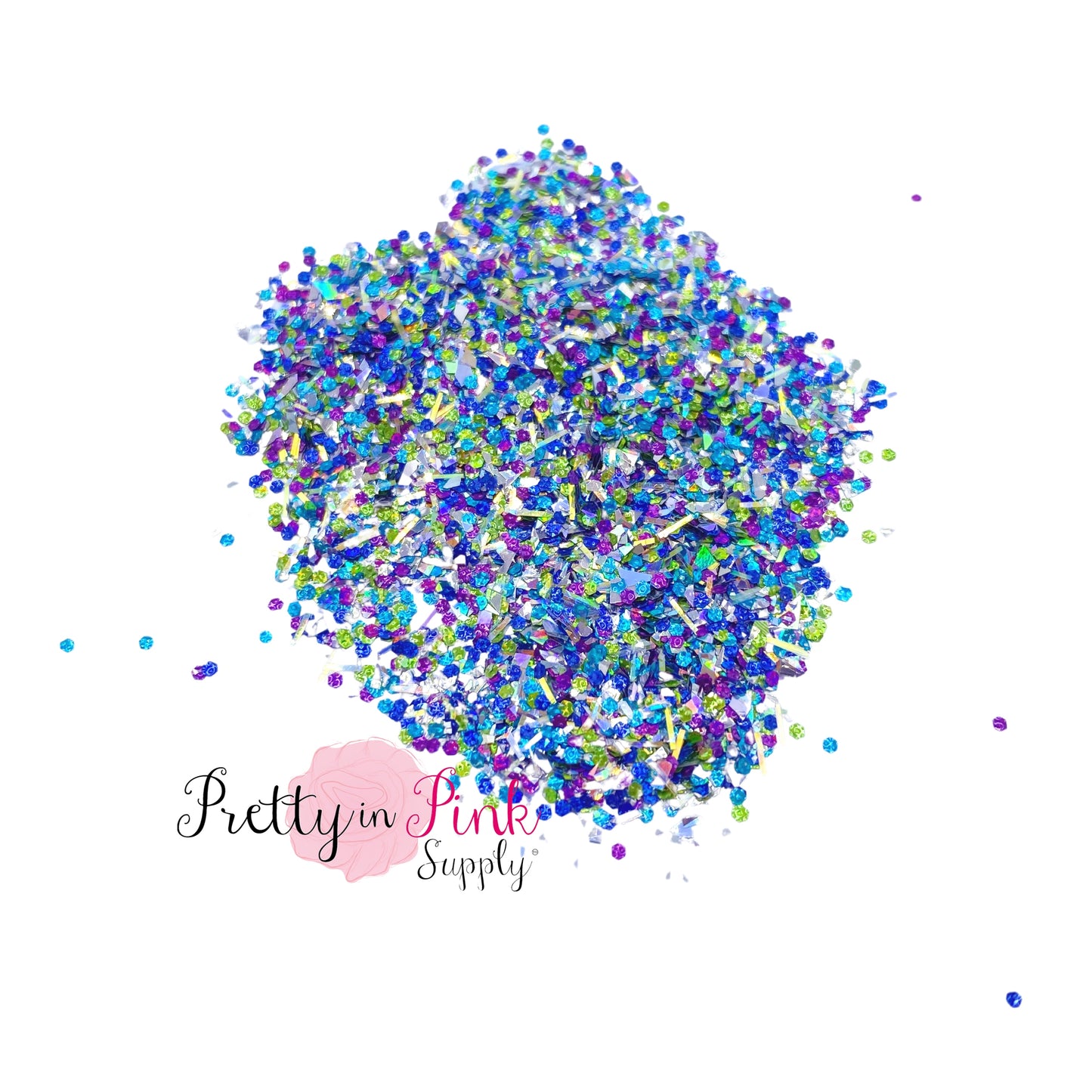 Blueberry Snow Cone | Chunky/Fine Glitter Mix