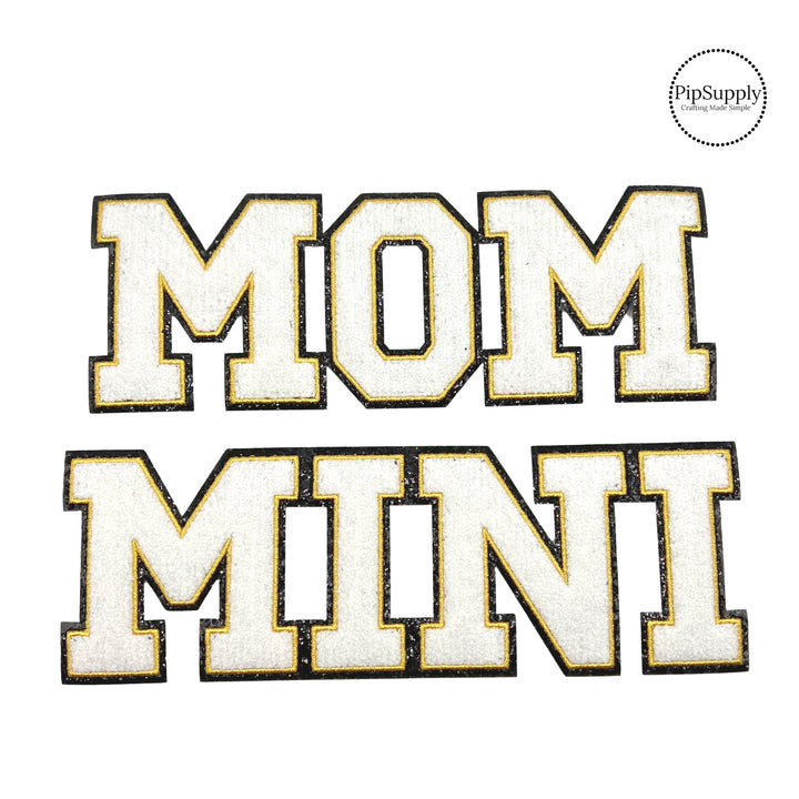 MOM & MINI Chenille Iron On Patch