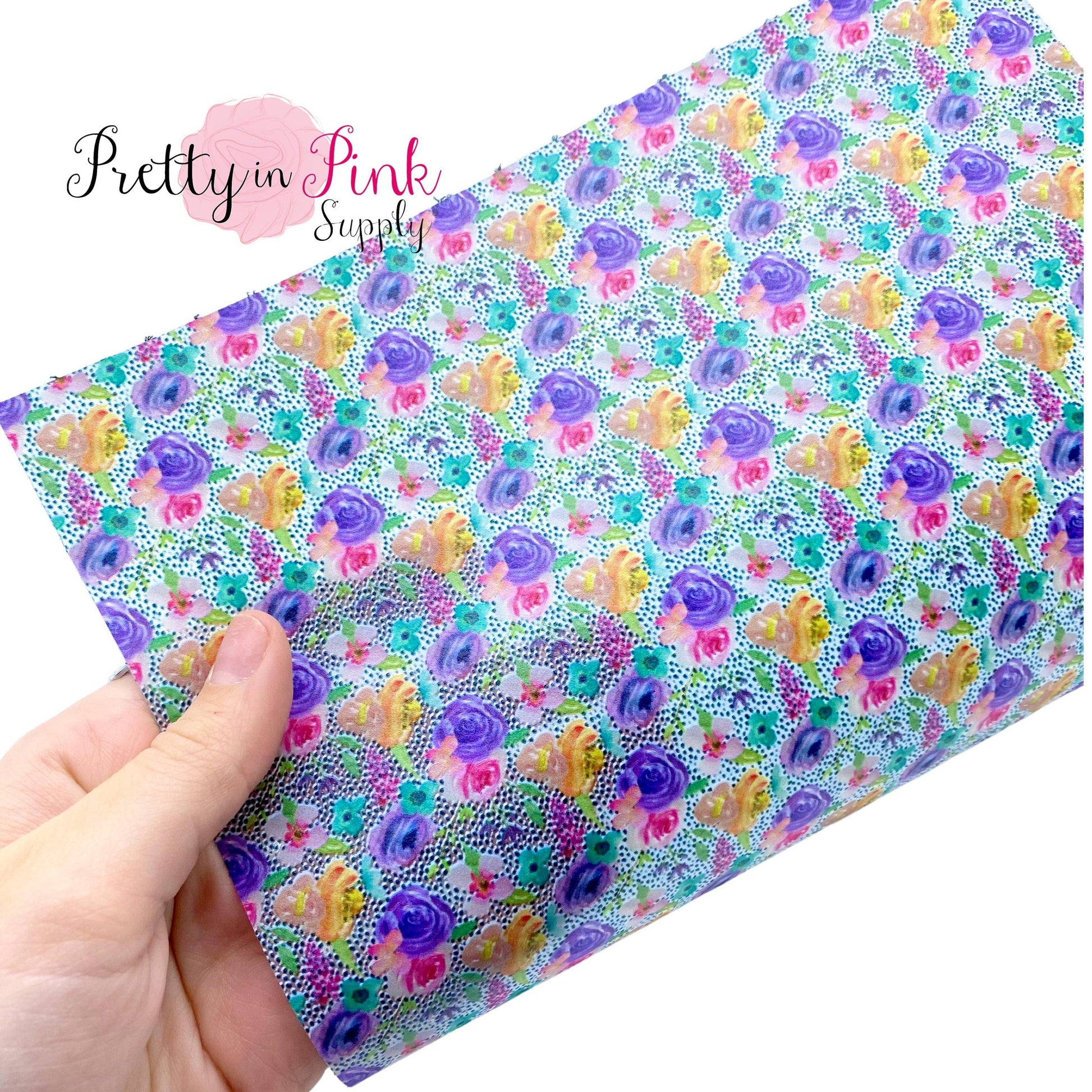 Polka Dot Spring Floral | Jelly Sheet - Pretty in Pink Supply