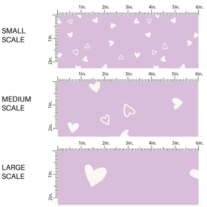 Lavender hearts fabric image guide