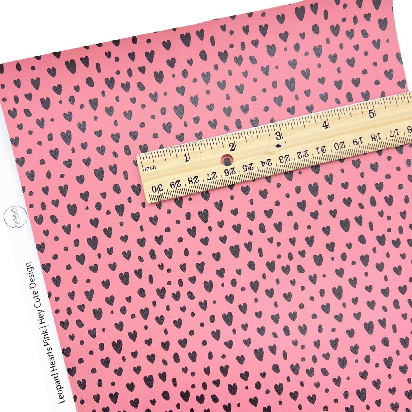 Leopard Love | Hey Cute Design | Faux Leather Sheets