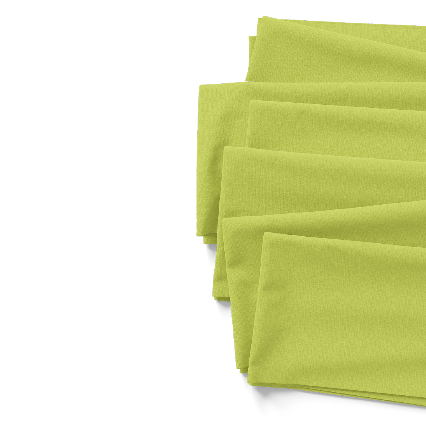 Liverpool, Ribbed, DBP, Polyester, and Neoprene Spring Easter fabric by the yard in avocado green.