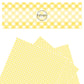 Yellow and white stripe diagonal plaid faux leather sheets
