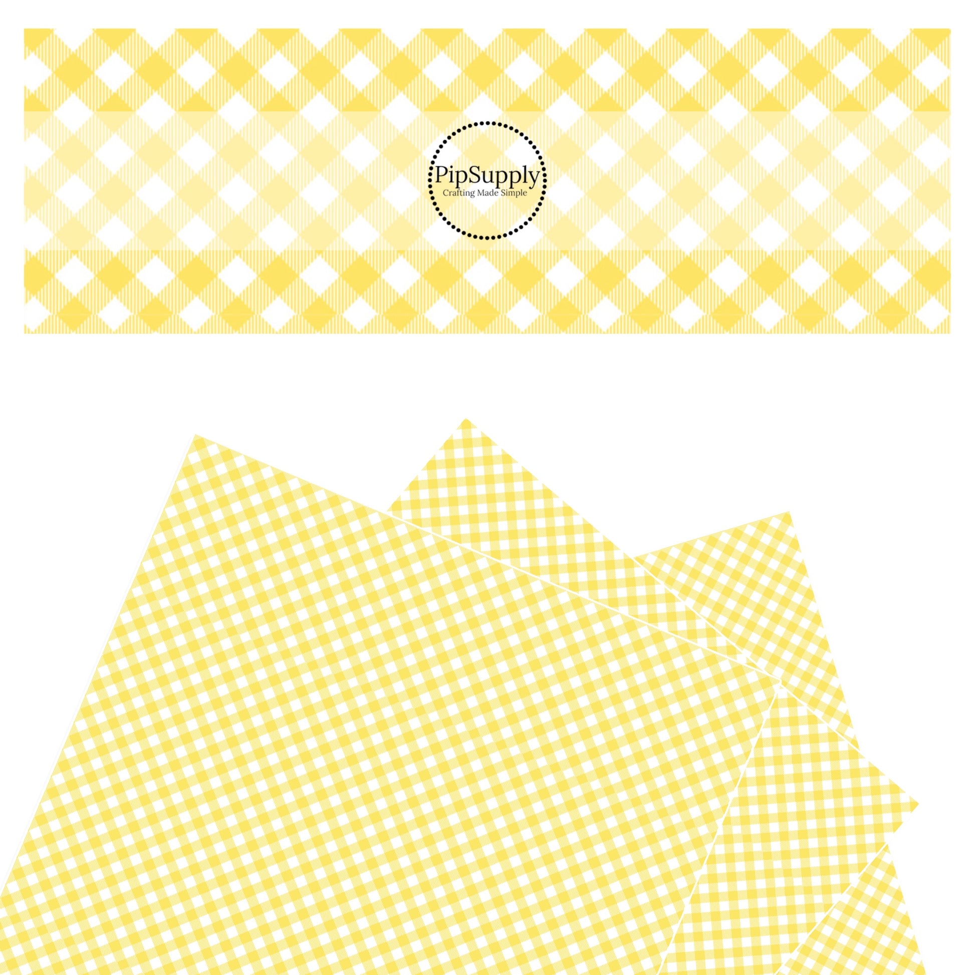 Yellow and white stripe diagonal plaid faux leather sheets
