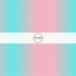 Cyan light aqua blue and peachy pink ombre pattern for knotted headband DIY kit.