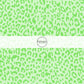 Neon green leopard print fabric by the yard - Cheetah Print Fabric 