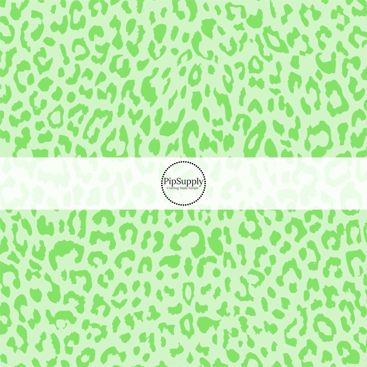 Neon green leopard print fabric by the yard - Cheetah Print Fabric 