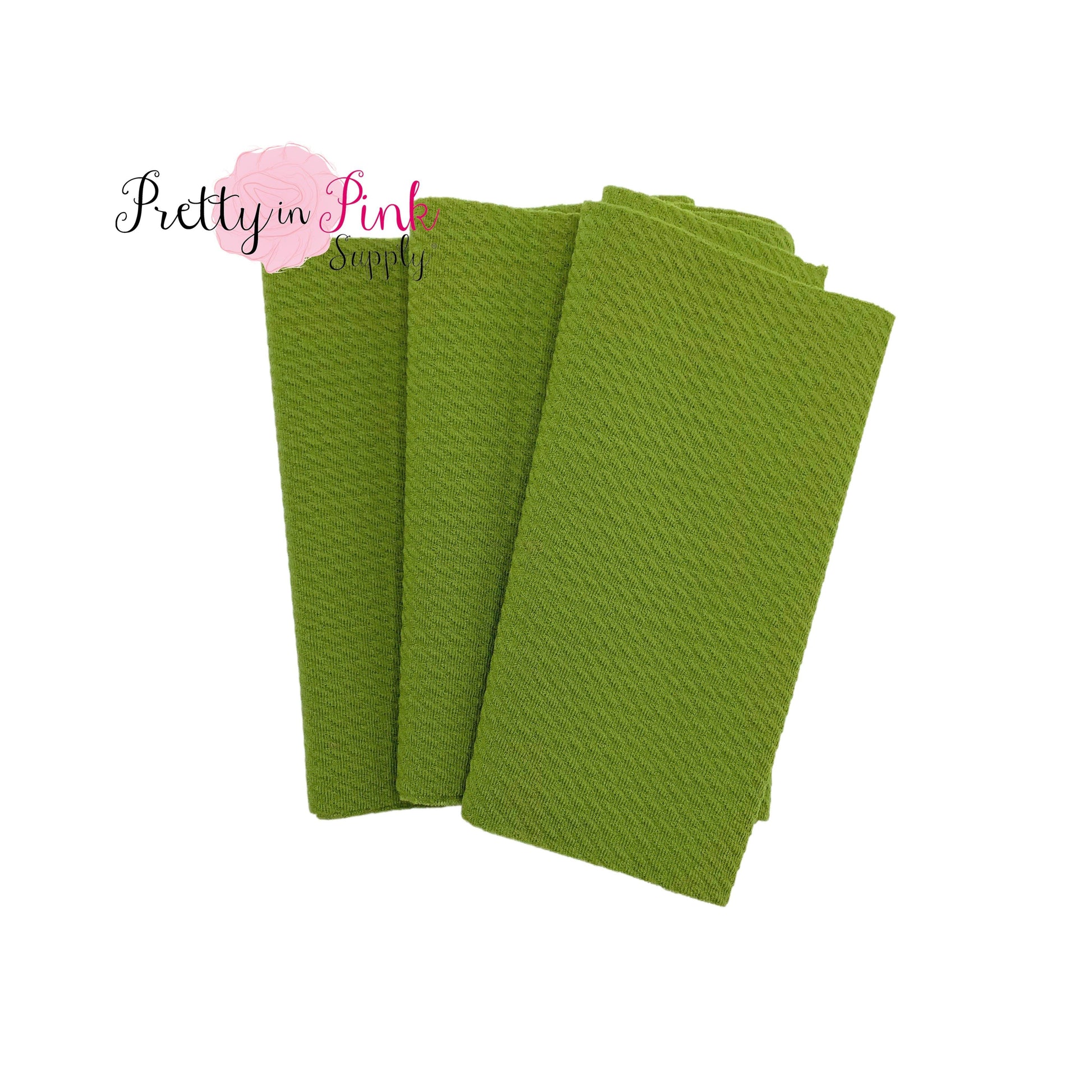 Fern Green | Solid Stretch Liverpool Fabric - Pretty in Pink Supply