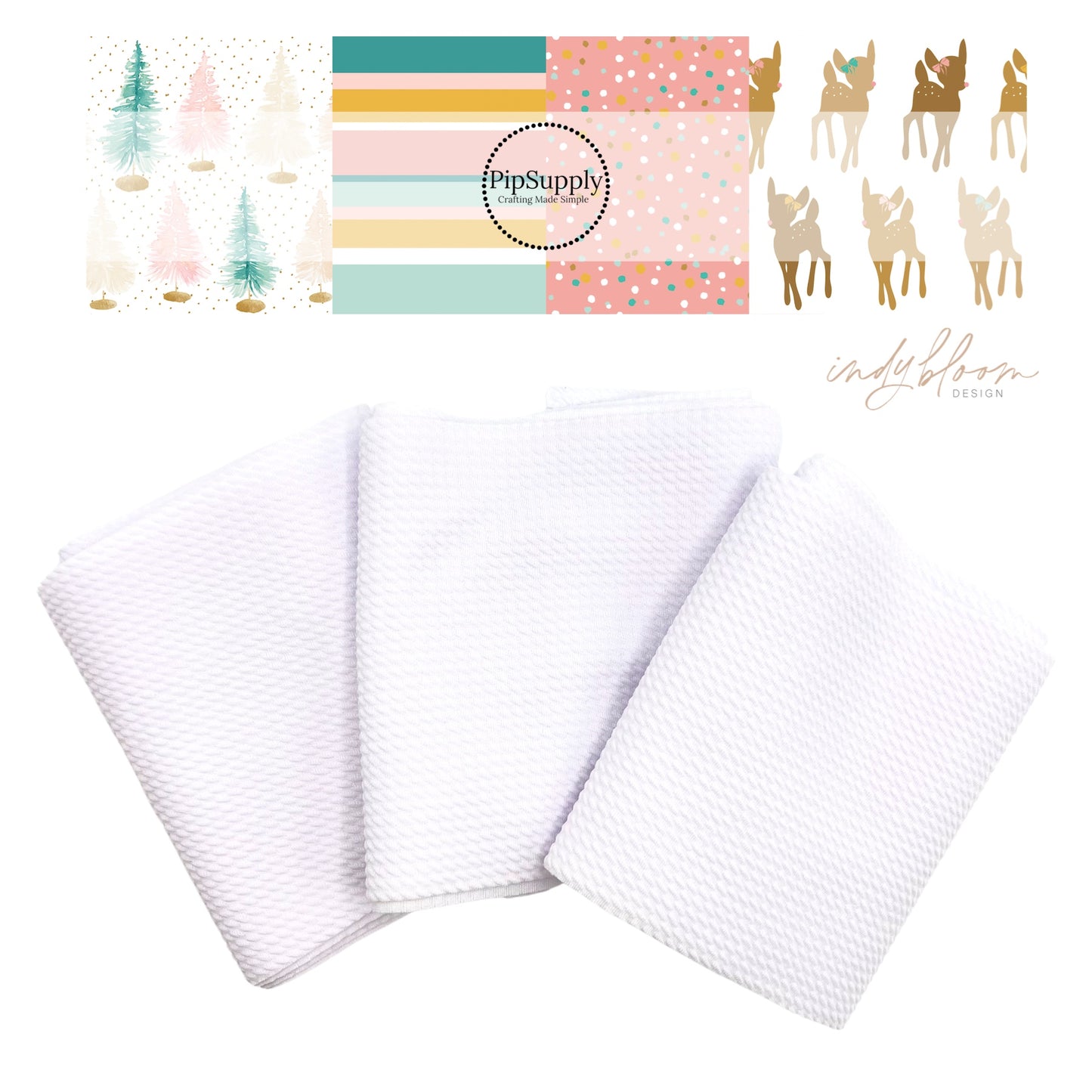 Darling Deer Individual Strip Collection | Indy Bloom | Liverpool Bullet Fabric