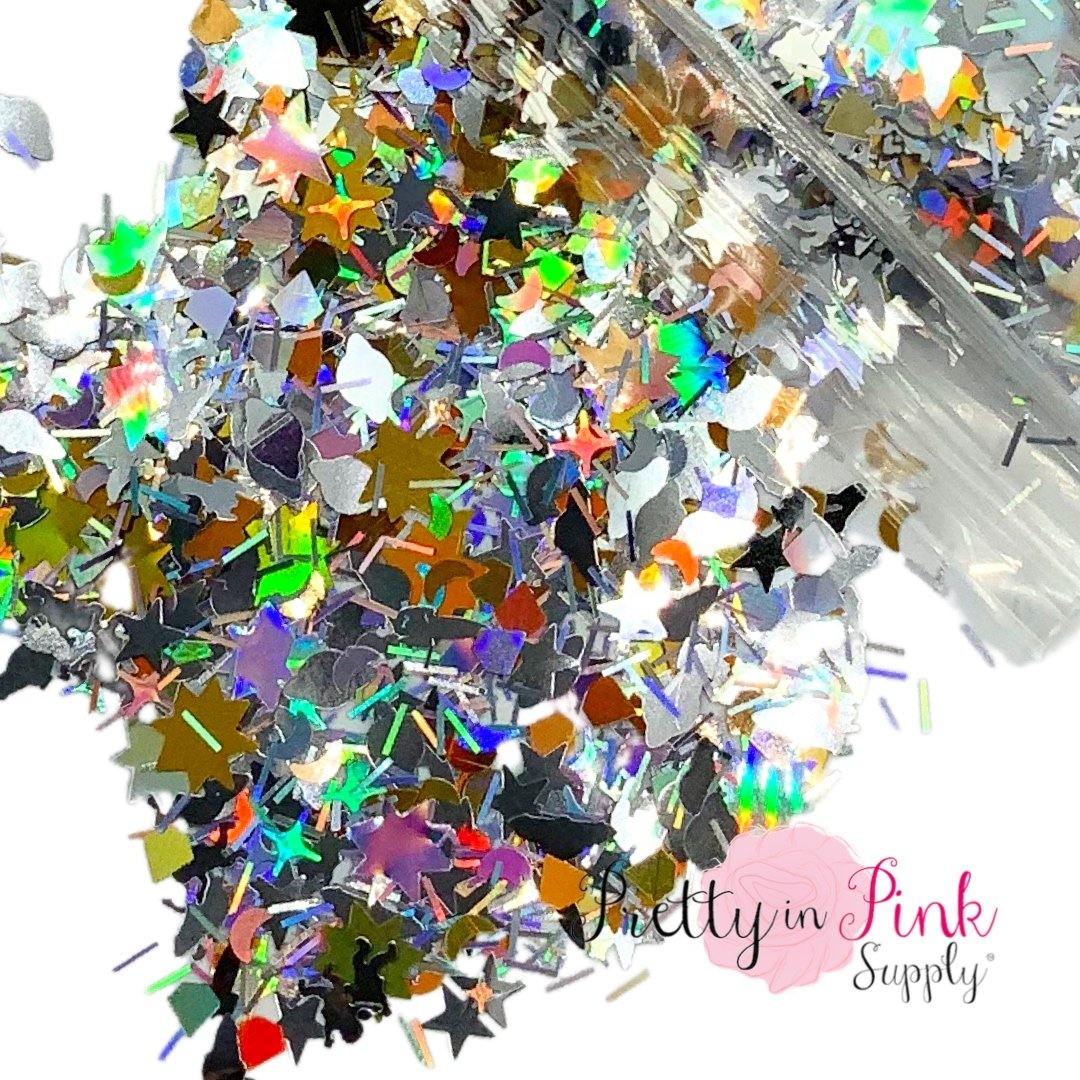 Outer Space Chunky/Fine MIX | 1/2 oz. Loose Glitter - Pretty in Pink Supply