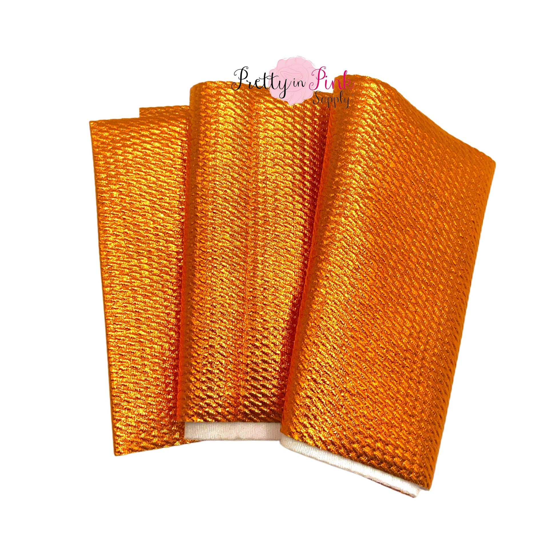 Metallic Orange | Liverpool Fabric STRIPS - Pretty in Pink Supply
