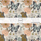 cream colored fabric by the yard with butterflies and flowers