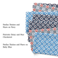 Muse Bloom red white and blue smiley face daisies and patriotic fabric collection  