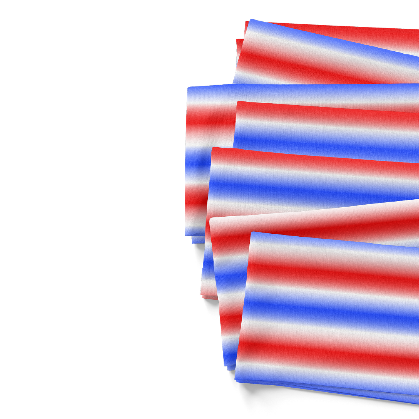 Fabric swatch of Red, white, and blue PIP Design Patriotic Ombre pattern.