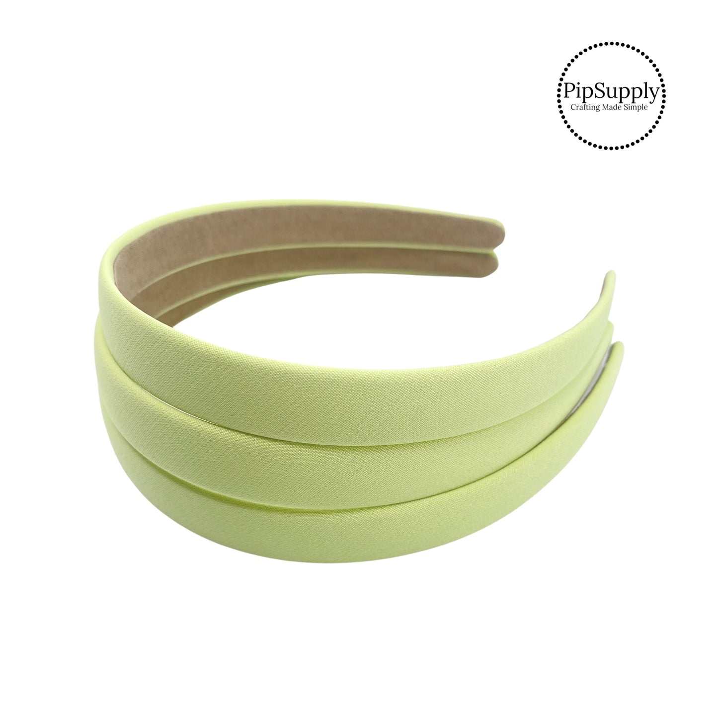 Pastel green soft fabric headband