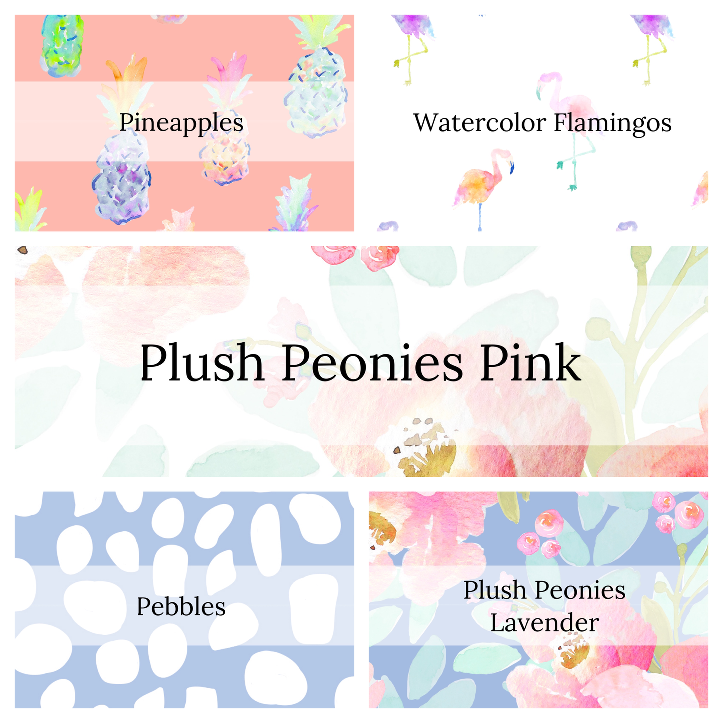 Peonies In Paradise | Indy Bloom | Bow Strips