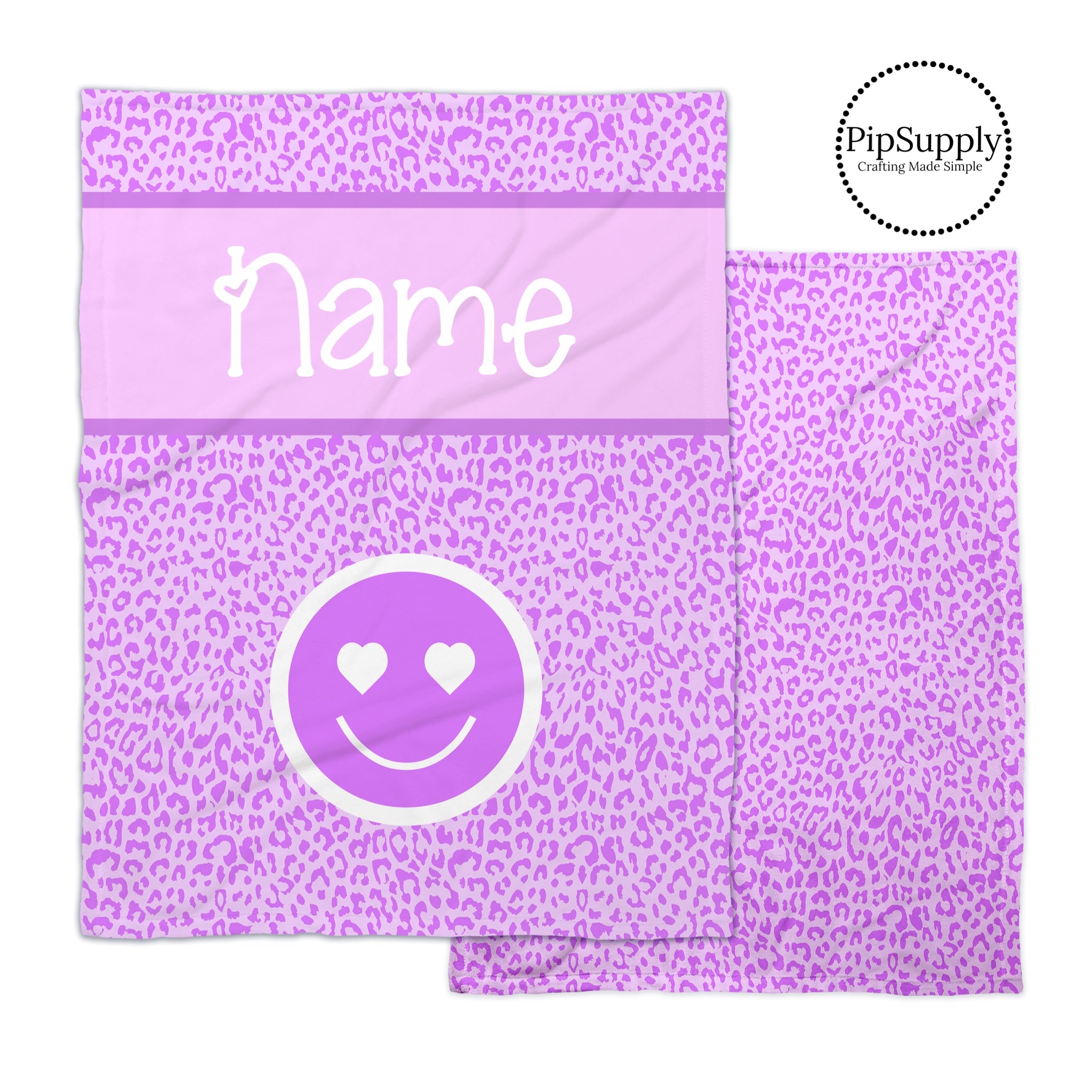 Purple discount personalized blanket