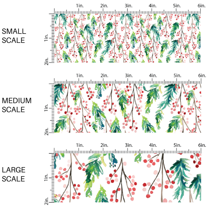 Red, green, and cream holiday trees, flowers, plaid, and stripes high quality fabric adaptable for all your crafting needs. Make cute baby headwraps, fun girl hairbows, knotted headbands for adults or kids, clothing, and more!