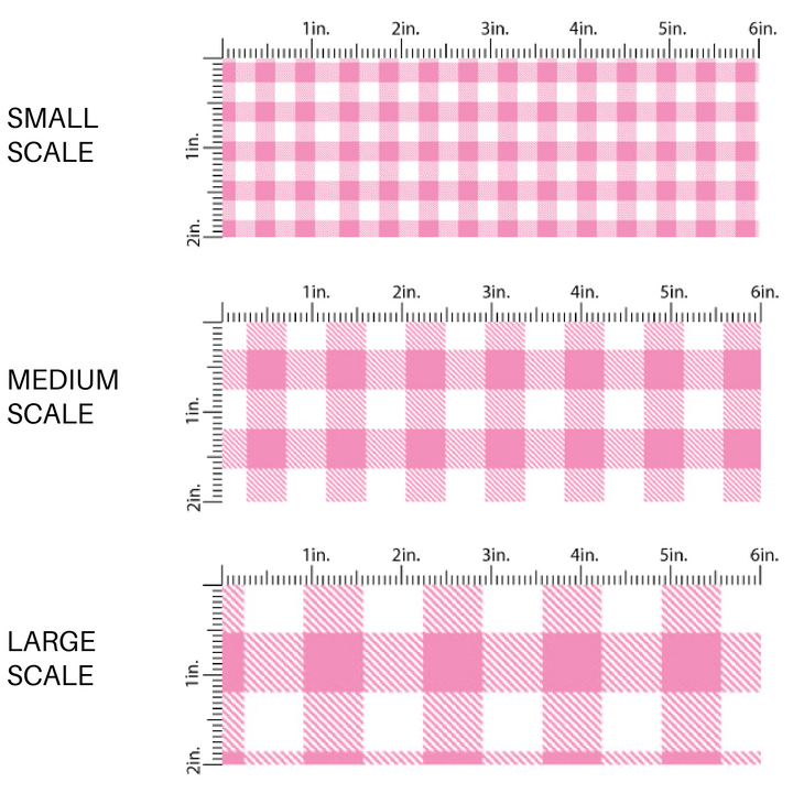 Pink and white tartan print fabric by the yard scaled image guide - Spring Easter Fabric 