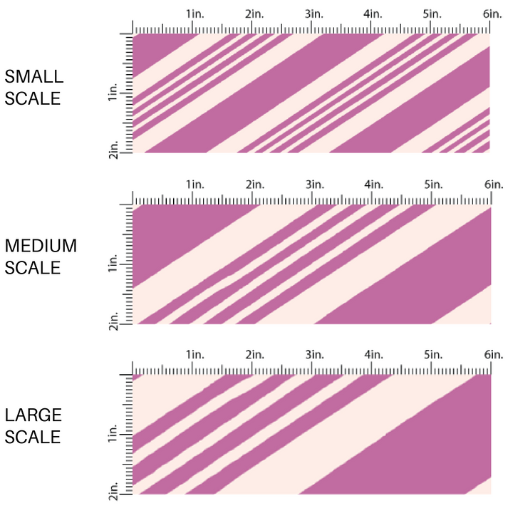 Light Purple Diagonal Stripe Fabric Scaling 