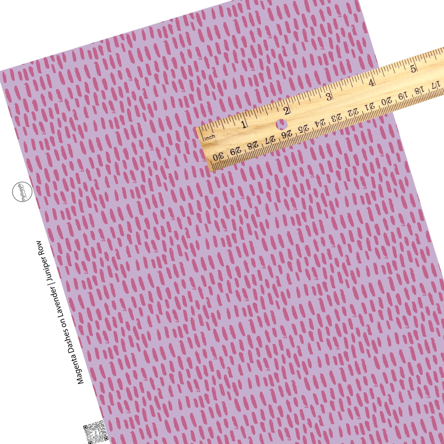 Purple marks on purple faux leather sheet